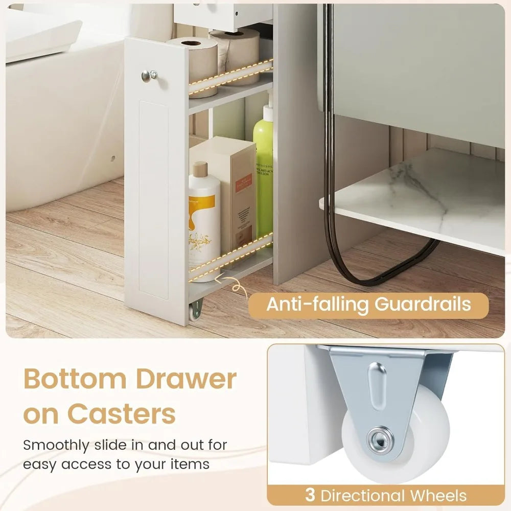 Slim Bathroom Organizer
