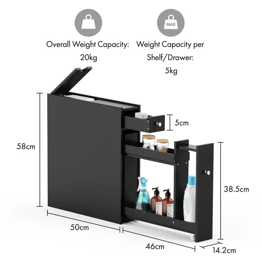 Slim Bathroom Organizer